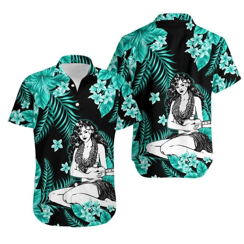 Hawaii Summer Colorful Hula Girl Hawaiian Shirt Turquesa Lt6_0