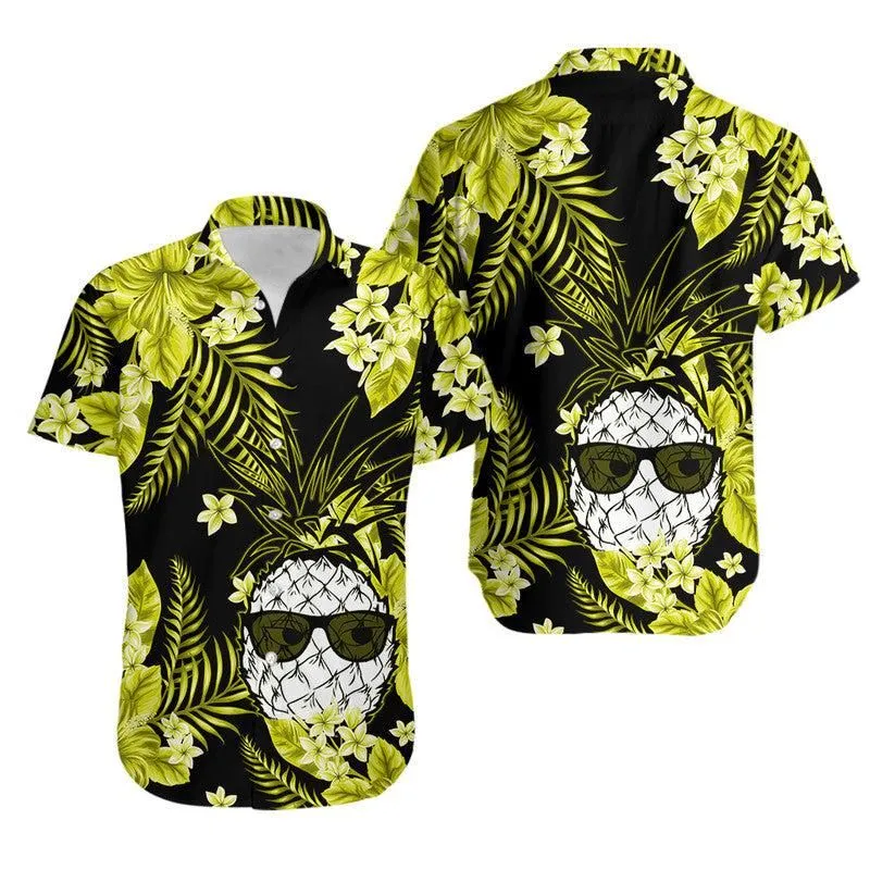 Hawaii Summer Colorful Pineapple Hawaiian Shirt Yellow Lt6_0