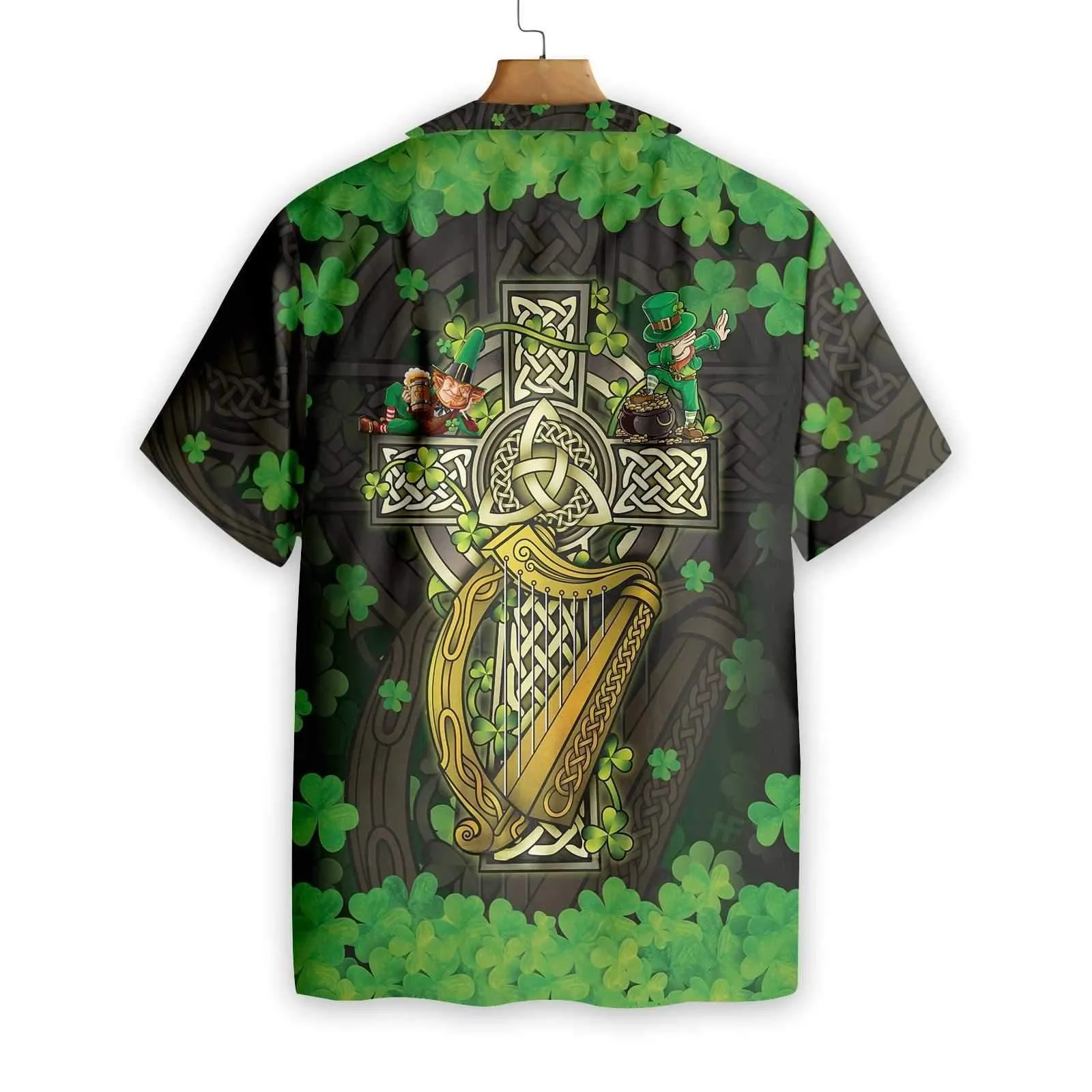 Irish Saint Patrick Day 3D All Over Printed Hawaii Shirt_1