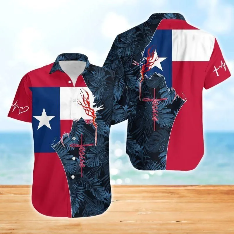 Jesus Texas Hawaiian Shirt Lt13_1