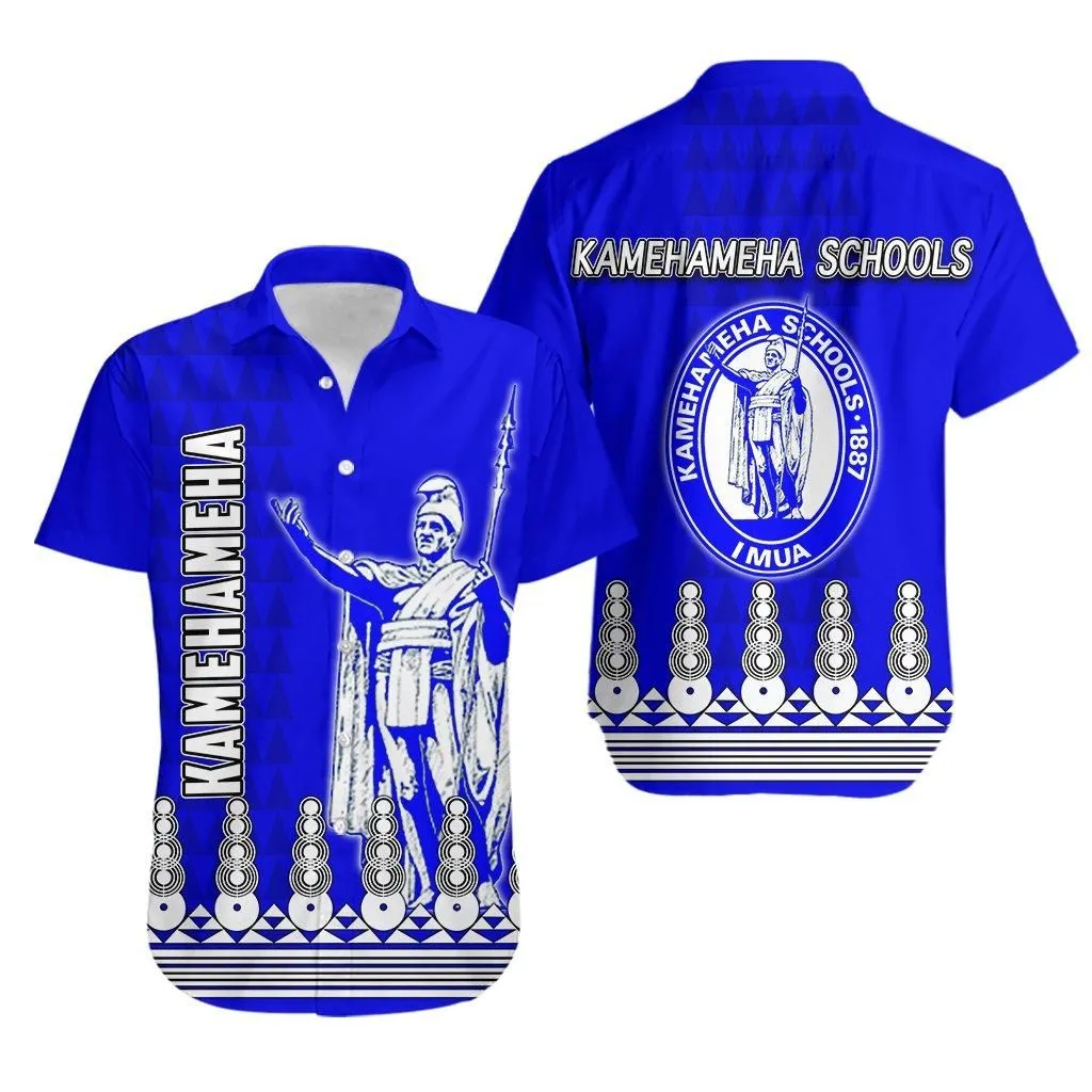 Kamehameha Schools Hawaiian Shirt Lt6_1