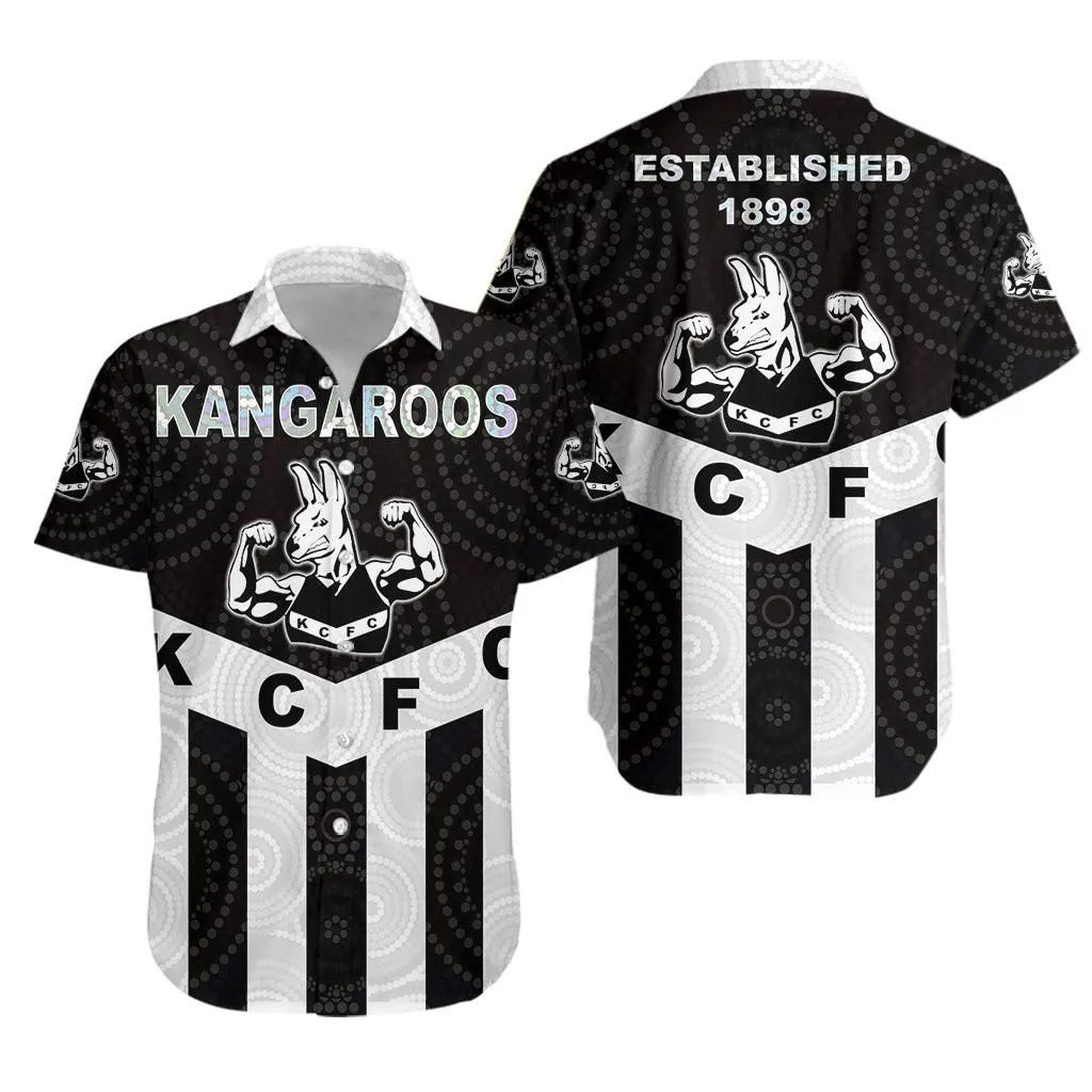 Kangaroos Kcfc Mix Aboriginal Hawaiian Shirt   Lt20_0