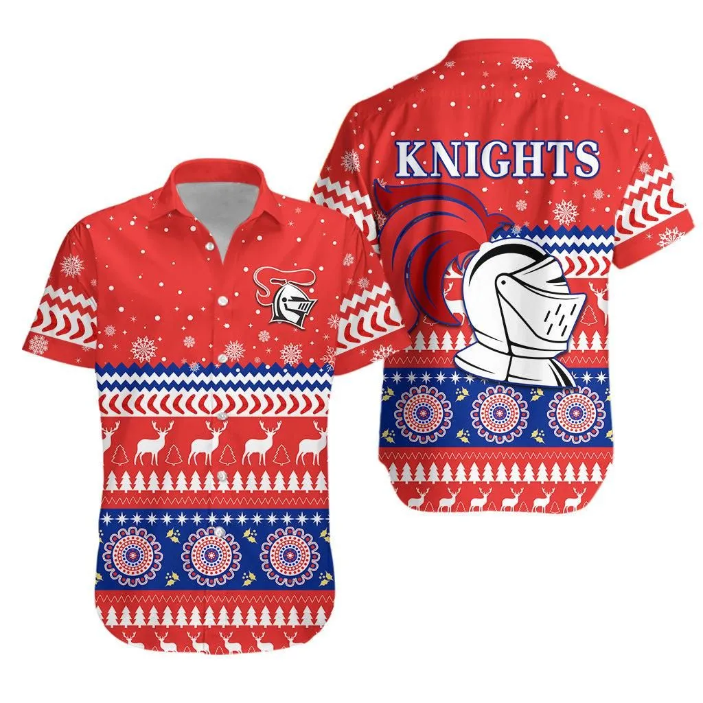 Knights Hawaiian Shirt Christmas Newcastle Lt13_0