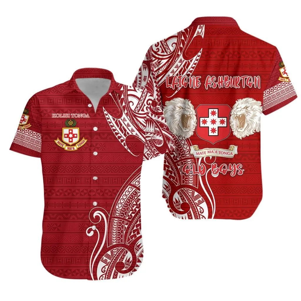 Kolisi Tonga Mate Maa Tonga Hawaiian Shirt Laione Ashburton Old Boys Lt8_1