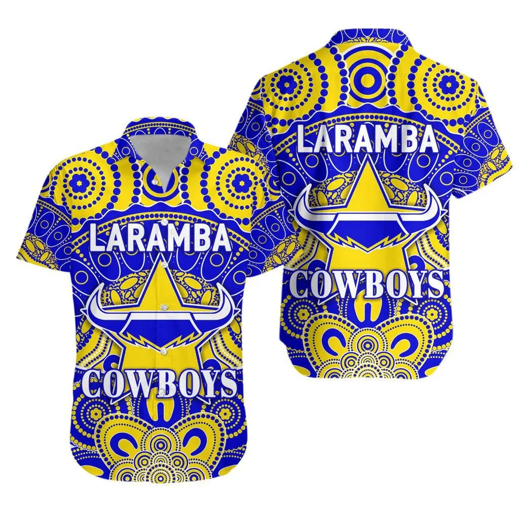 Laramba Cowboys Football Club Hawaiian Shirt Indigenous Style Lt8_1