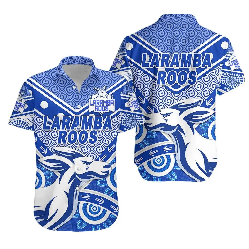 Laramba Roos Football Club Hawaiian Shirt Kangaroos Indigenous Style Lt8_1