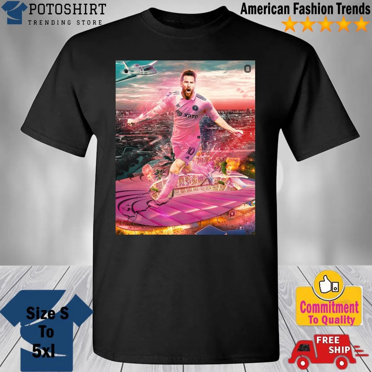 Lionel Messi Inter Miami Tee Shirt T Shirt 2023 (7)
