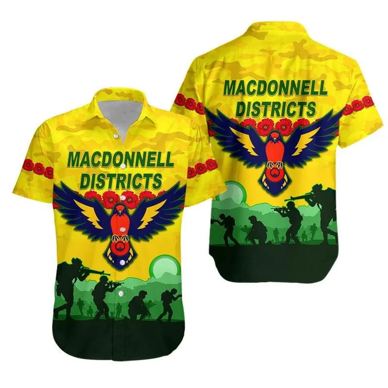 Macdonnell Districts Anzac Hawaiian Shirt Simple Style Lt8_1