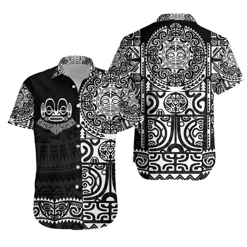 Marquesas Islands Hawaiian Shirt Marquesan Tattoo Unique Style   Black Lt8_1