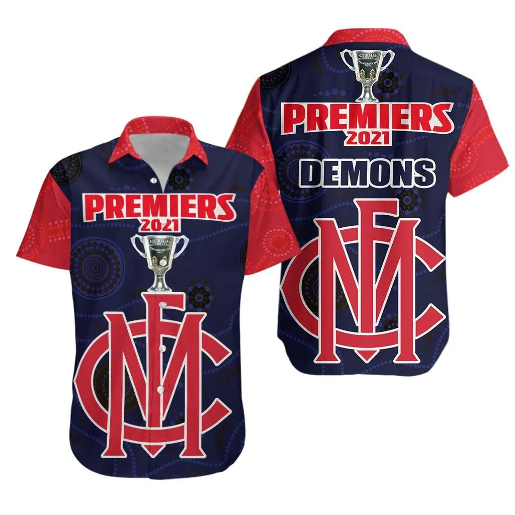 Melbourne Demons Indigenous Premiers 2021 Hawaiian Shirt   Lt20_0