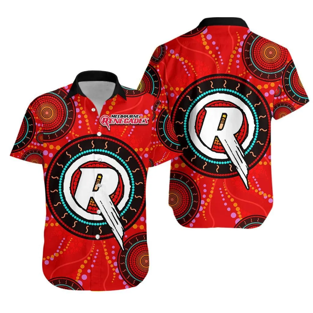 Melbourne Renegades Mix Aboriginal Hawaiian Shirt   Lt20_0