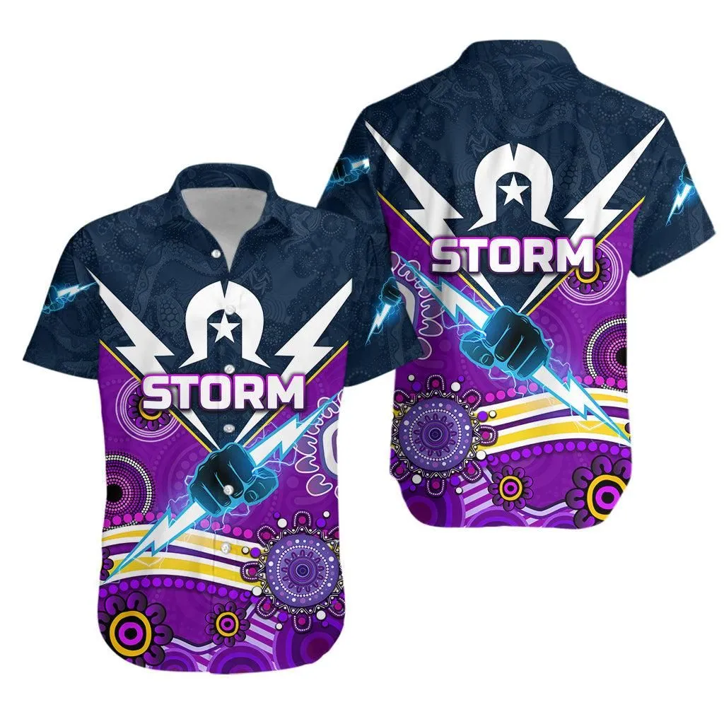 Melbourne Storm Hawaiian Shirt 2021 Naidoc Indigenous Lt8_1