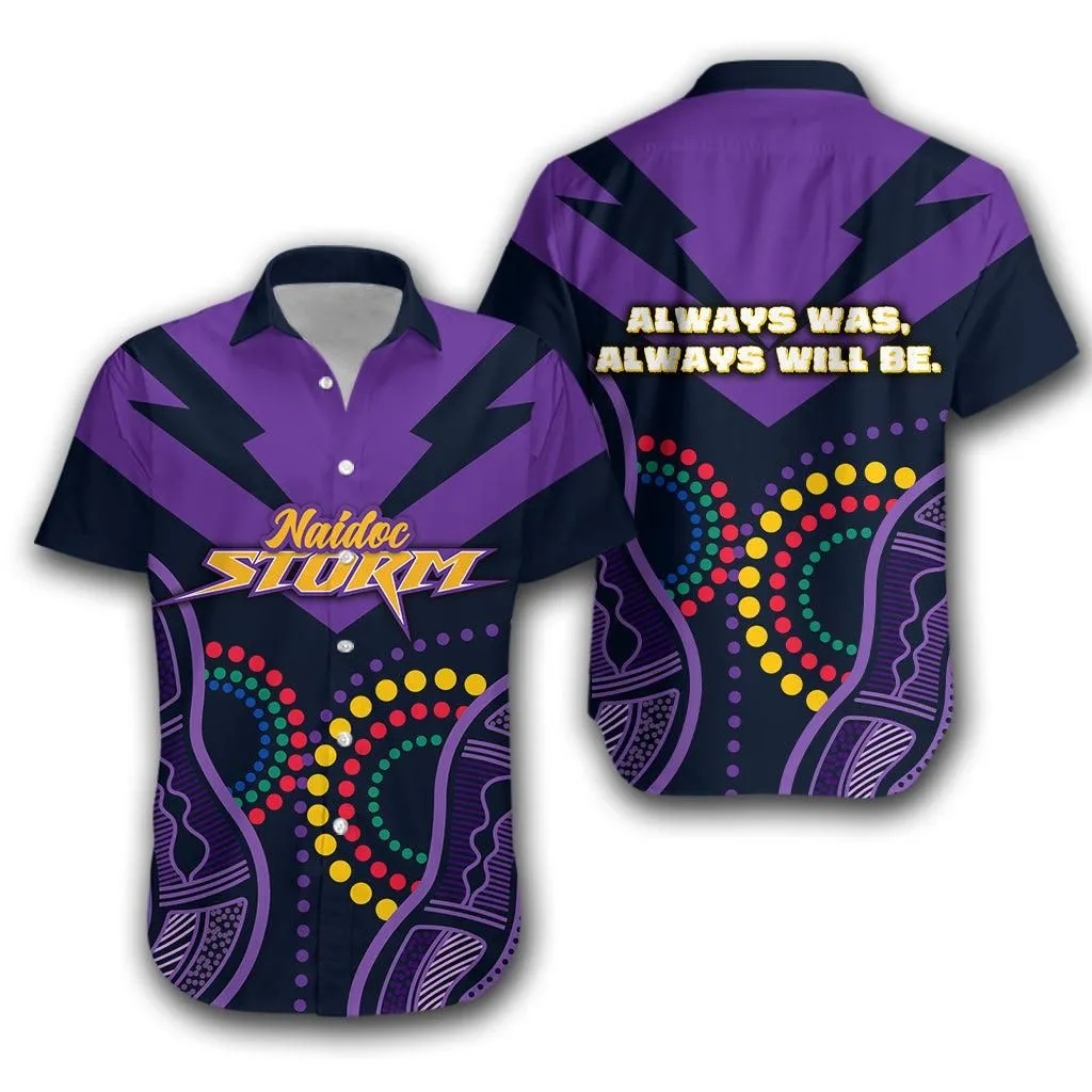 Melbourne Storm Naidoc Week Hawaiian Shirt Aboriginal Simple Style Lt16_1
