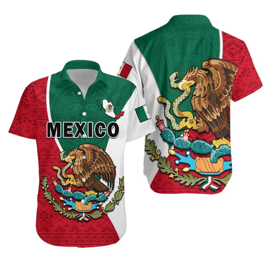Mexico Hawaiian Shirt Mexican Aztec Pattern Lt14_0