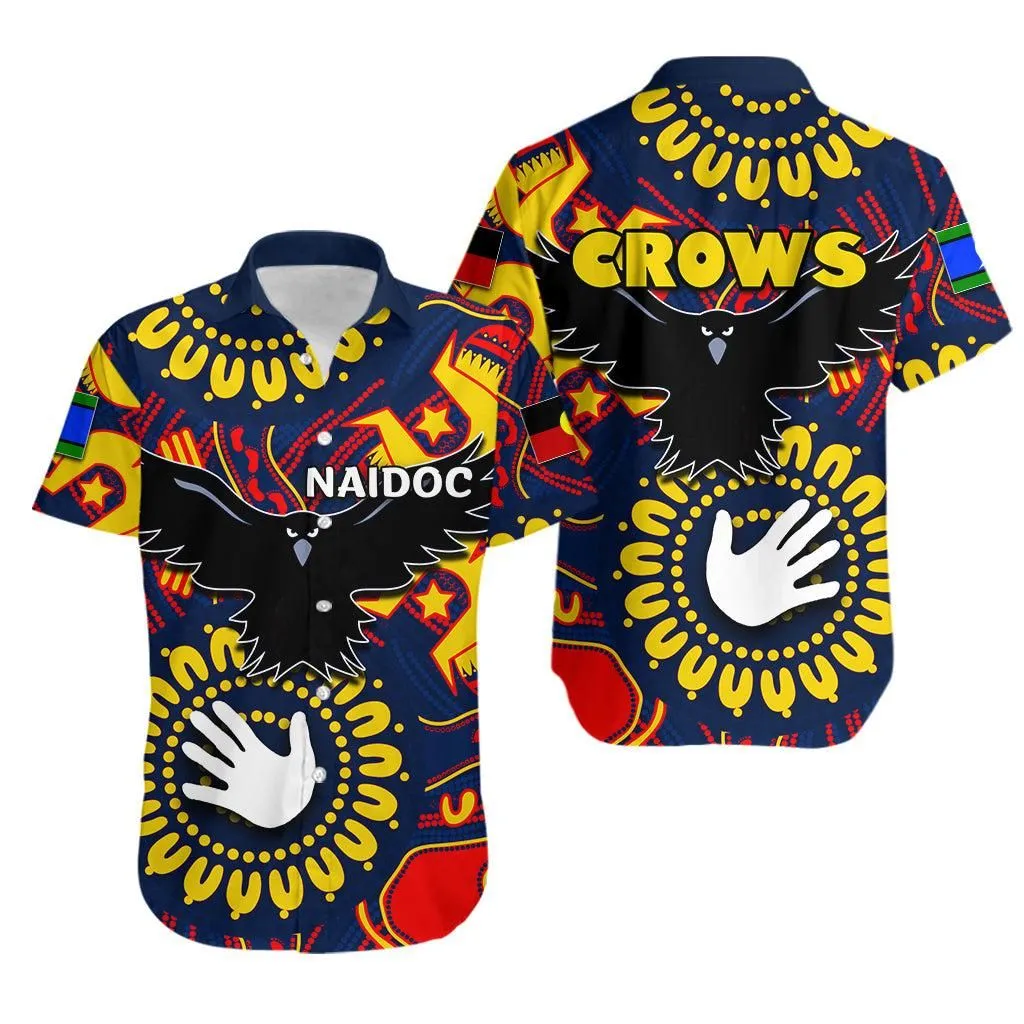 Naidoc Adelaide Crows Hawaiian Shirt Naidoc Patterns Lt6_1