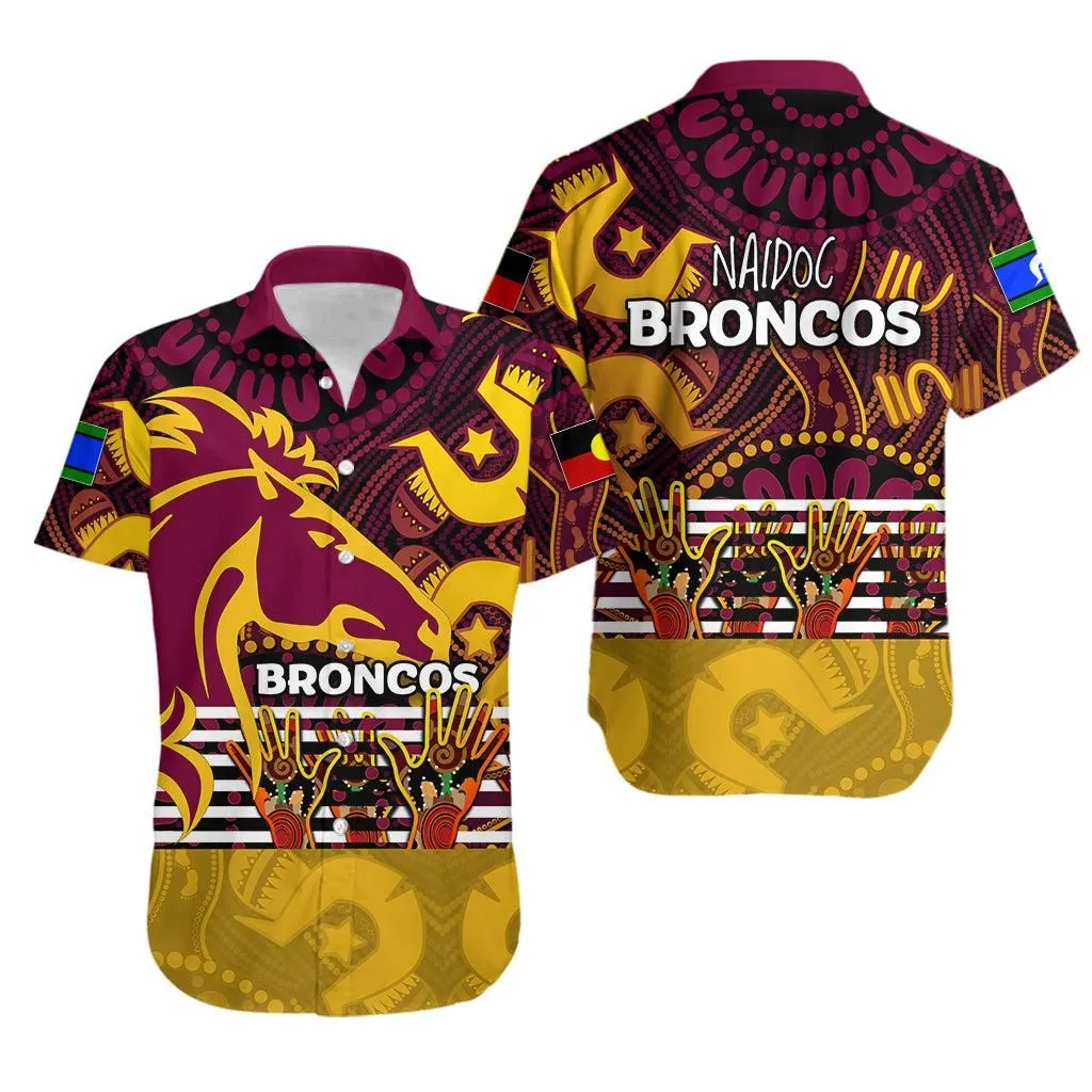 Naidoc Brisbane Broncos Hawaiian Shirt Naidoc Patterns Lt6_1