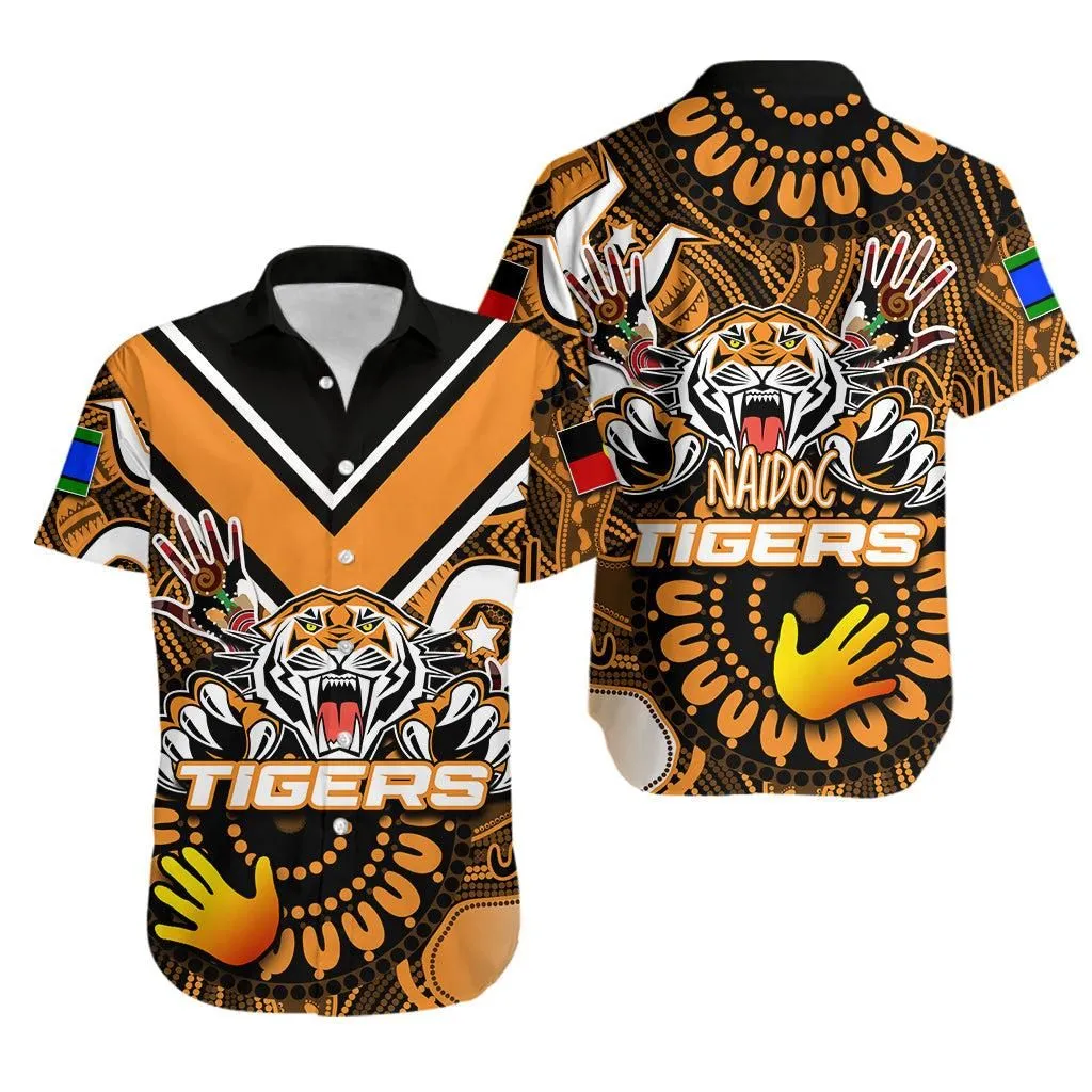 Naidoc Wests Tigers Hawaiian Shirt Naidoc Patterns Lt6_1