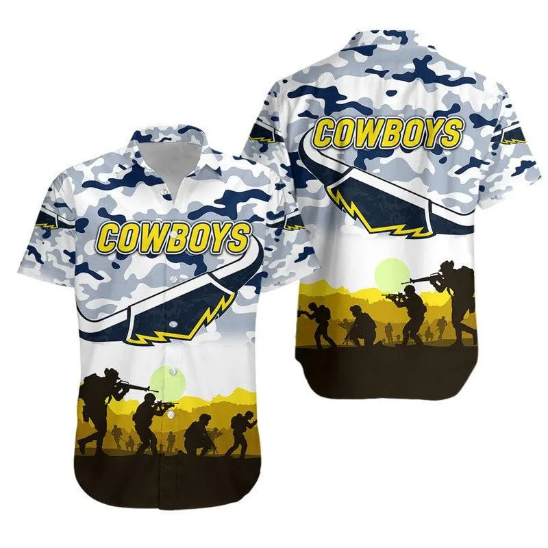 North Queensland Cowboys Anzac 2022 Hawaiian Shirt Simple Style   White Lt8_1 thekingshirt
