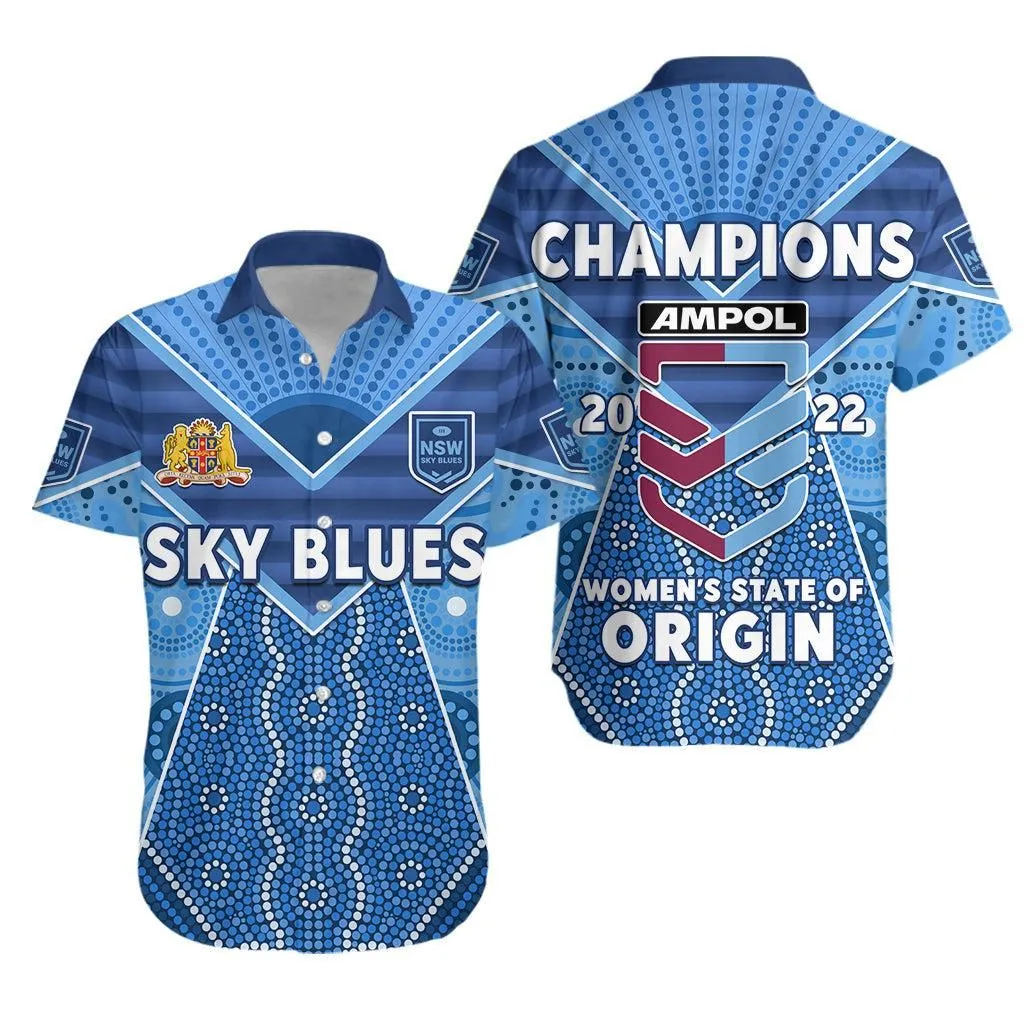 Nsw Sky Blues Hawaiian Shirt The Champions Womens State Of Origin 2022 Lt14_0 thekingshirt