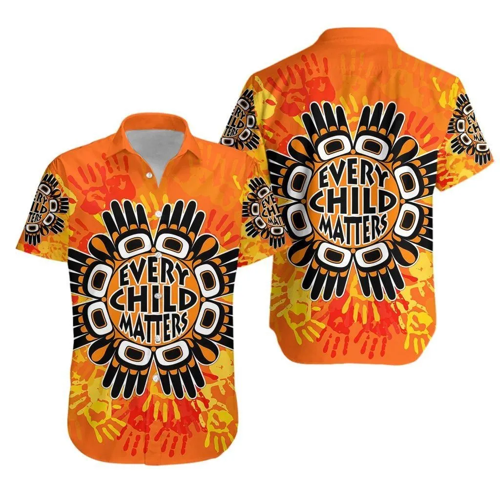 Orange Shirt Day Hawaiian Shirt Every Child Matters Simple Style Lt8_1 thekingshirt
