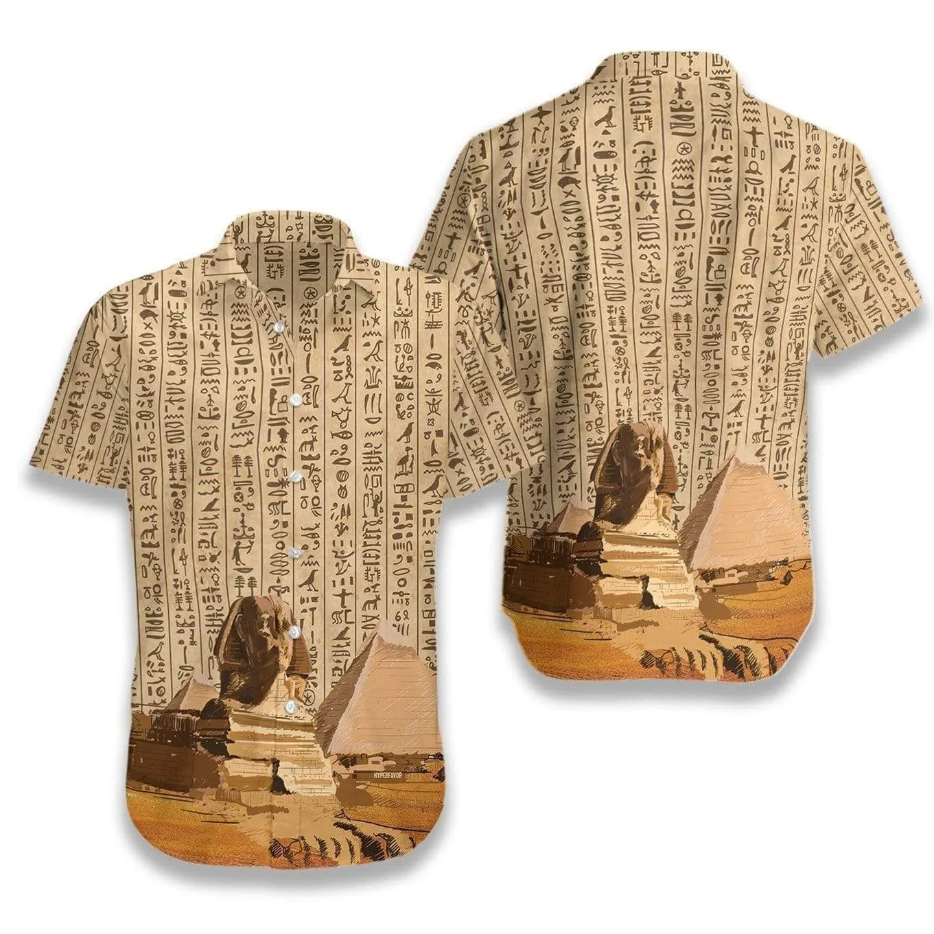 Order Ancient Egypt Hieroglyphs Hawaiian Aloha Shirts_1 thekingshirt