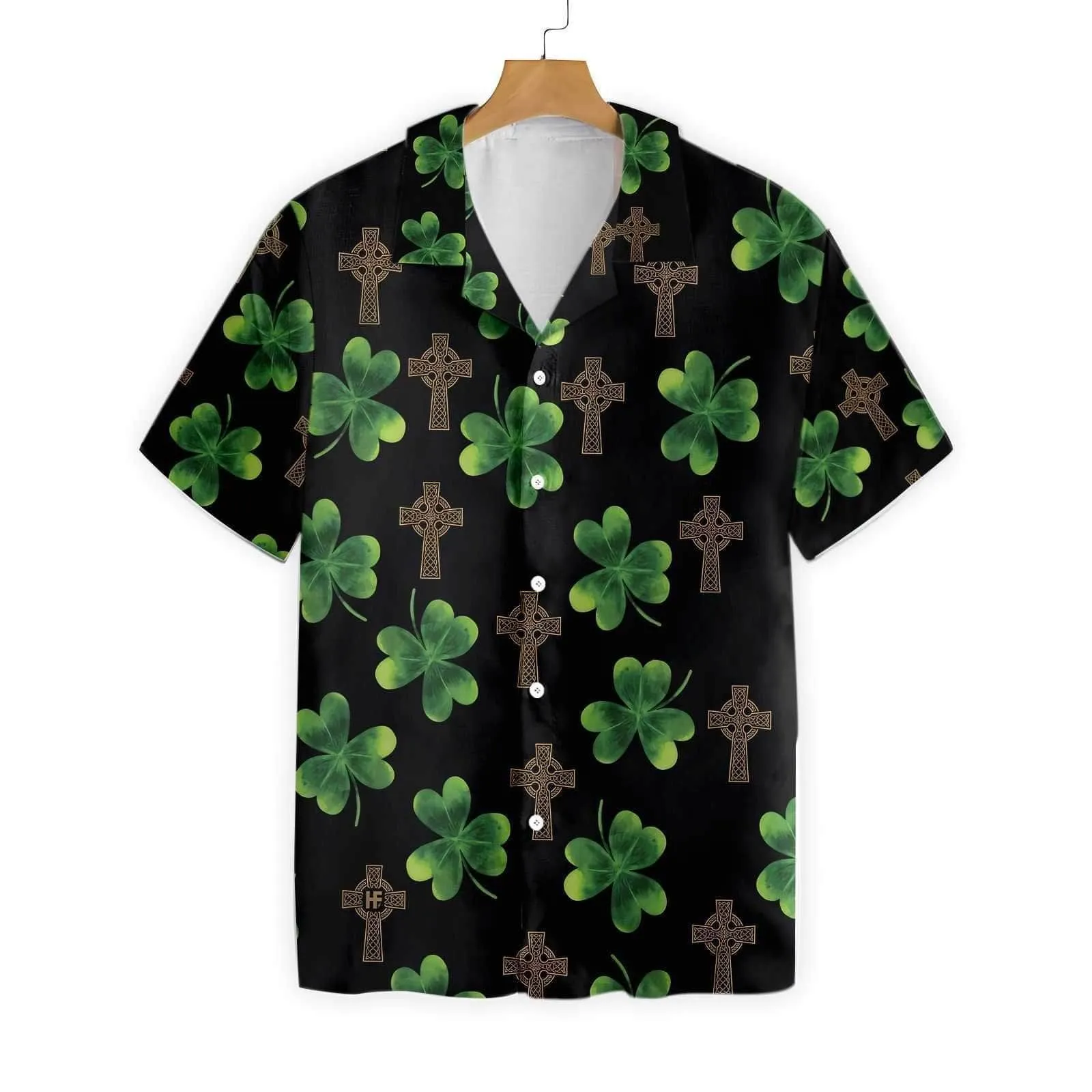 Order Irish Pride St Patrick Black Hawaiian Shirts 180221L_0 thekingshirt