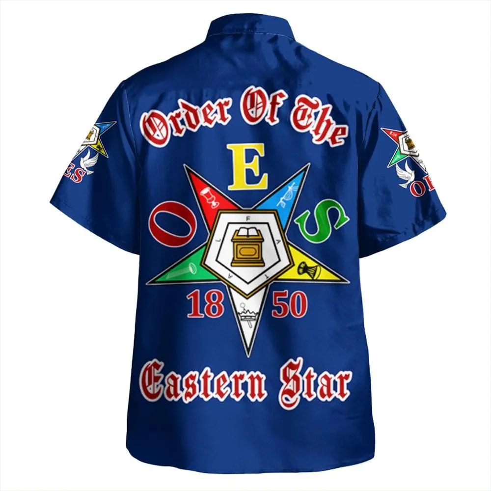 Order Of The Eastern Star Pearls Blue Hawaiian Shirt T09_1