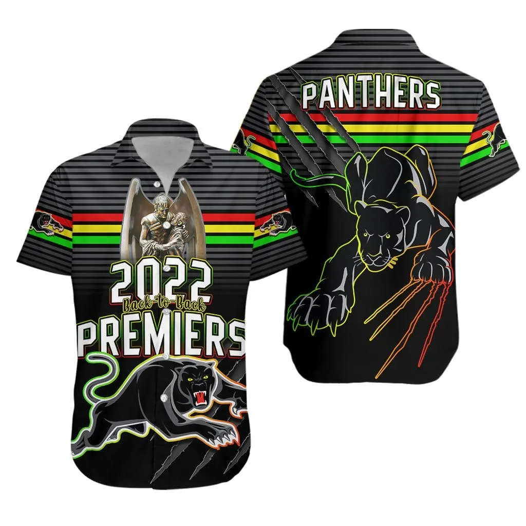 Panthers Proud Hawaiian Shirt Back To Back Premiers 2022 Version Black Lt13_0