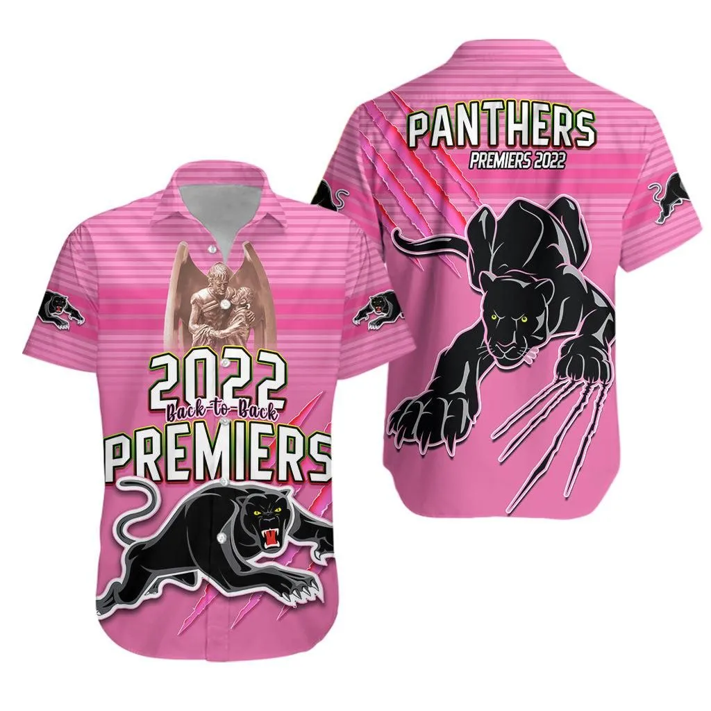 Panthers Proud Hawaiian Shirt Back To Back Premiers 2022 Version Pink Lt13_0