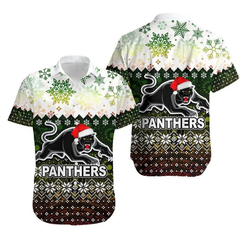 Panthers Rugby Hawaiian Shirt Christmas 2022 Lt6_0