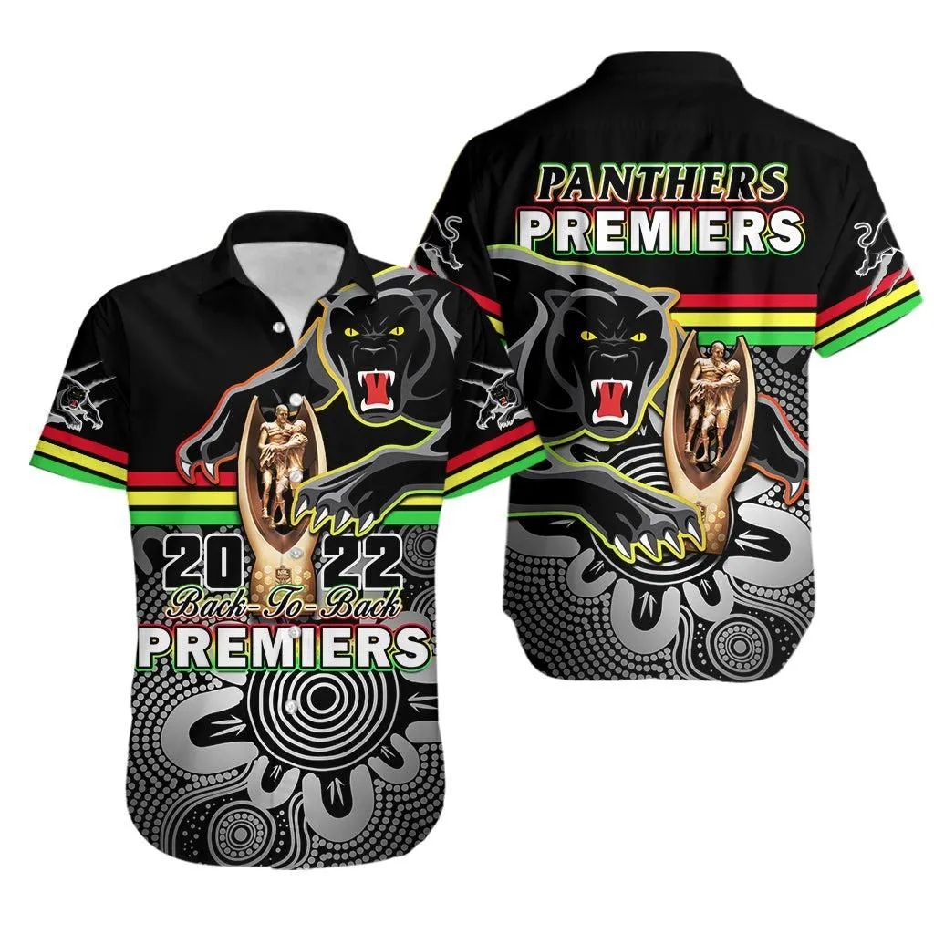 Panthers Rugby Hawaiian Shirt Pennies Premiers 2022 Back To Back Indigenous Original Lt14_0