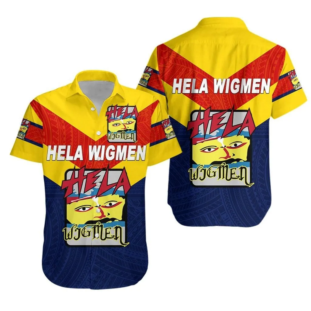 Papua New Guinea Hela Wigmen Hawaiian Shirt Rugby Simple Style Lt8_1