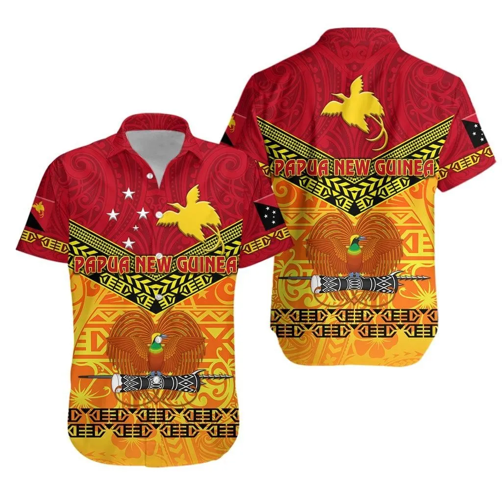 Papua New Guinea Kumuls Hawaiian Shirt Simple Style Red Vibes Lt8_1