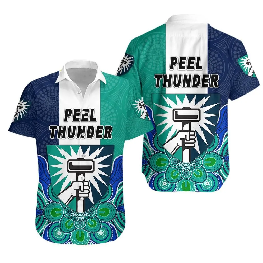 Peel Thunder Football Club Hawaiian Shirt Thunder Indigenous Version Lt8_1