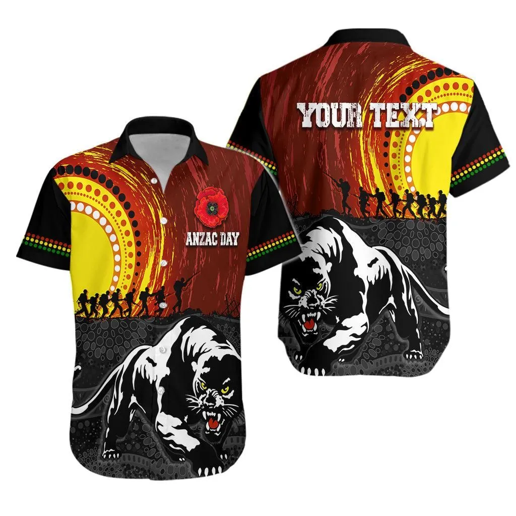 Penrith Panther Hawaiian Shirt Anzac Day Indigenous Special Version Lt7_0