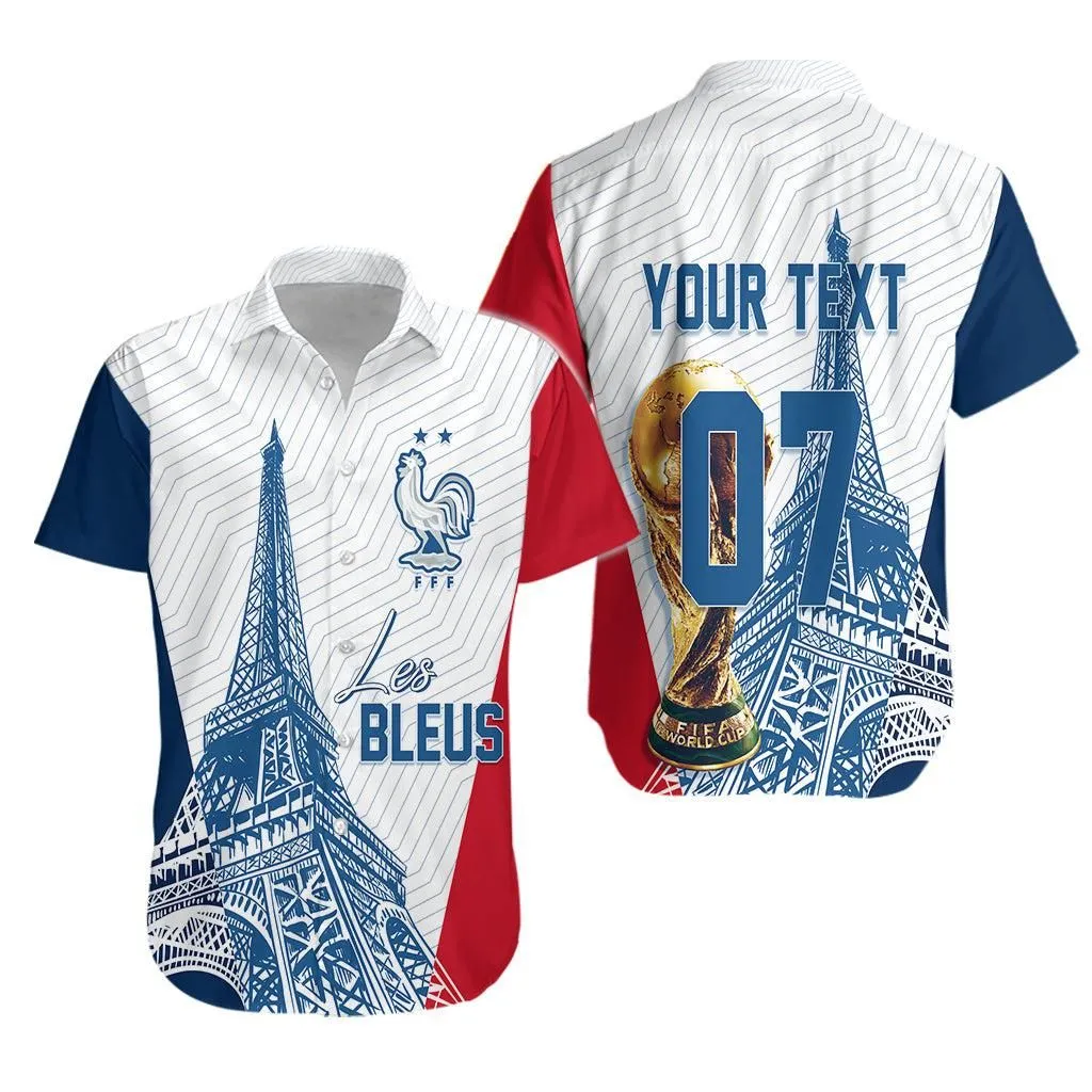 Personalised France Football Hawaiian Shirt World Cup 2022   Champions Lt7_0