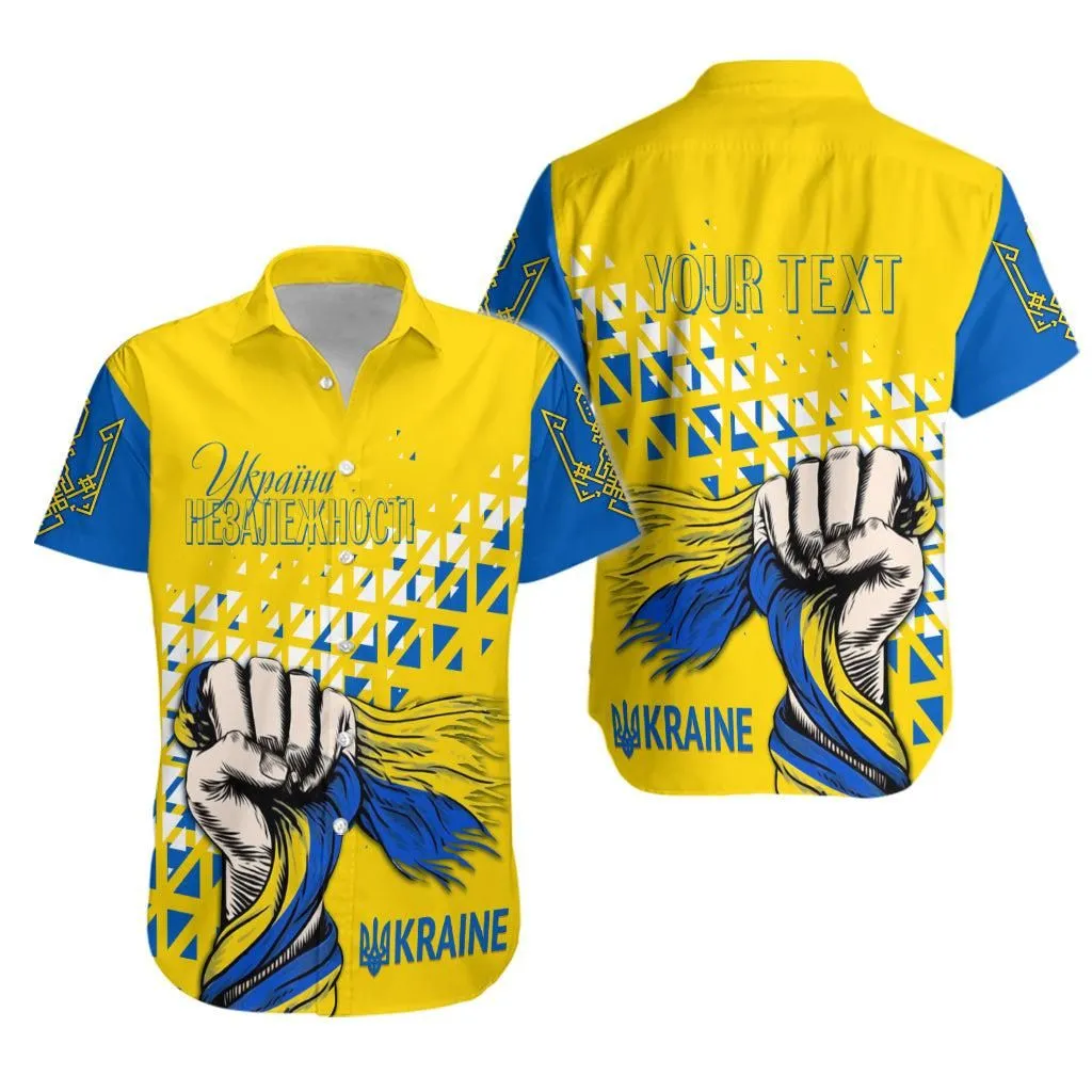 Personalised Ukraine Hawaiian Shirt 31St Independence Anniversary Lt7_0