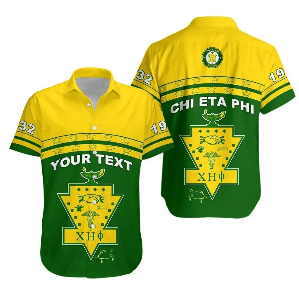 Personalized Chi Eta Phi Short Sleeve Shirt Since 1932 Service For Humanity_0