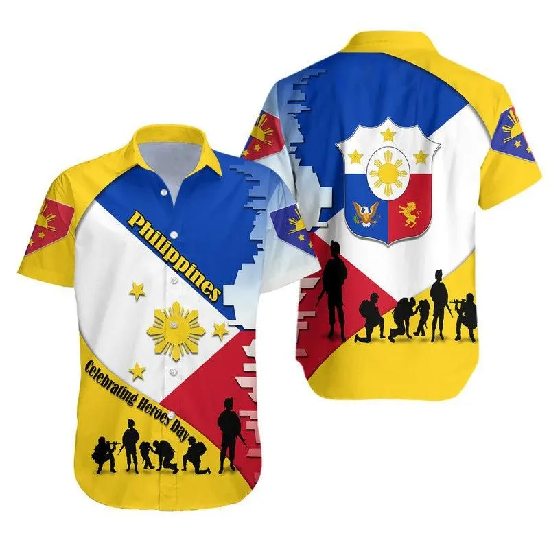 Philippines Hawaiian Shirt Celebrating Heroes Day Lt9_0