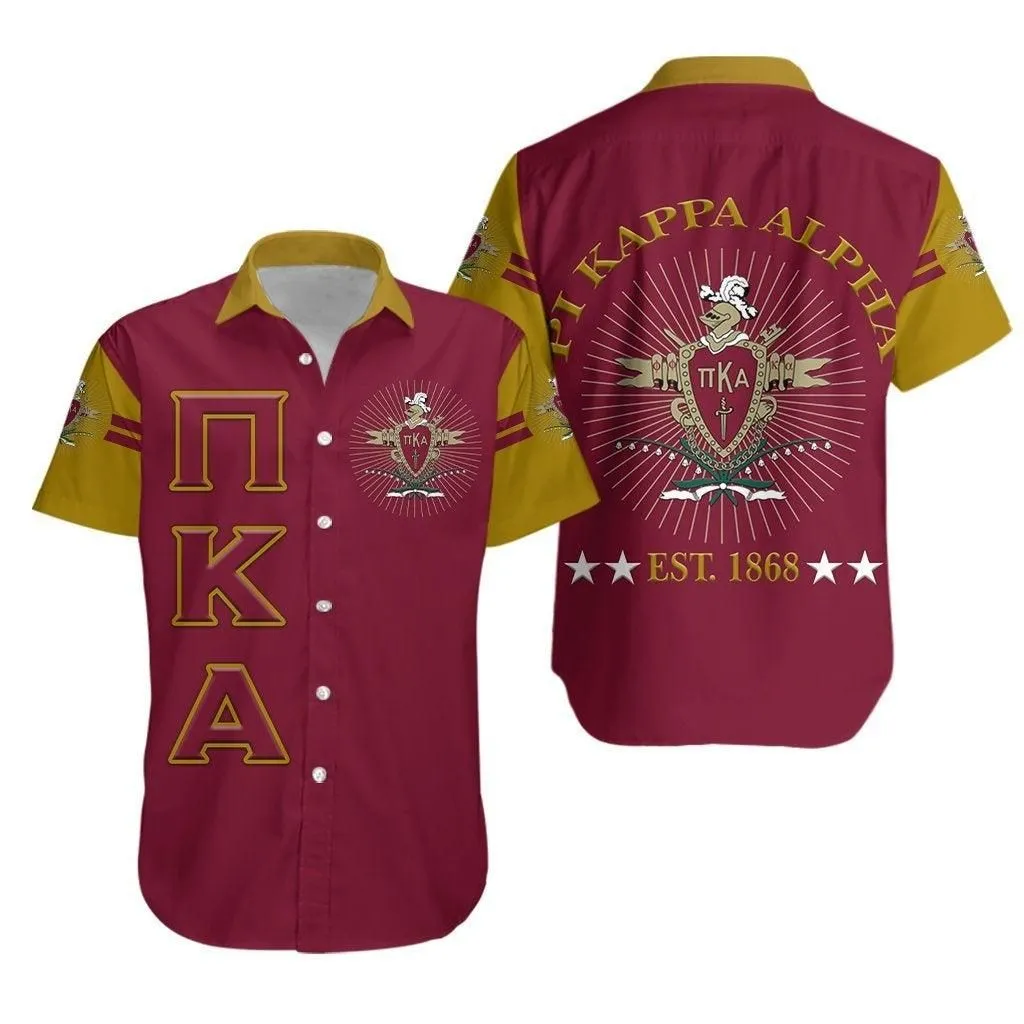 Pi Kappa Alpha Fraternity Pikes Hawaiian Shirt Unique Style Garnet No1 Lt8_1