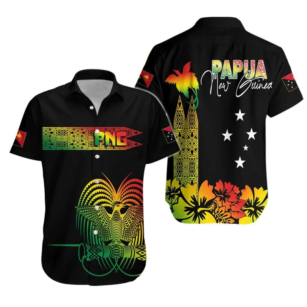 Png Hibiscus Tribal Pattern Hawaiian Shirt Motuan Reggae Color Lt7_0