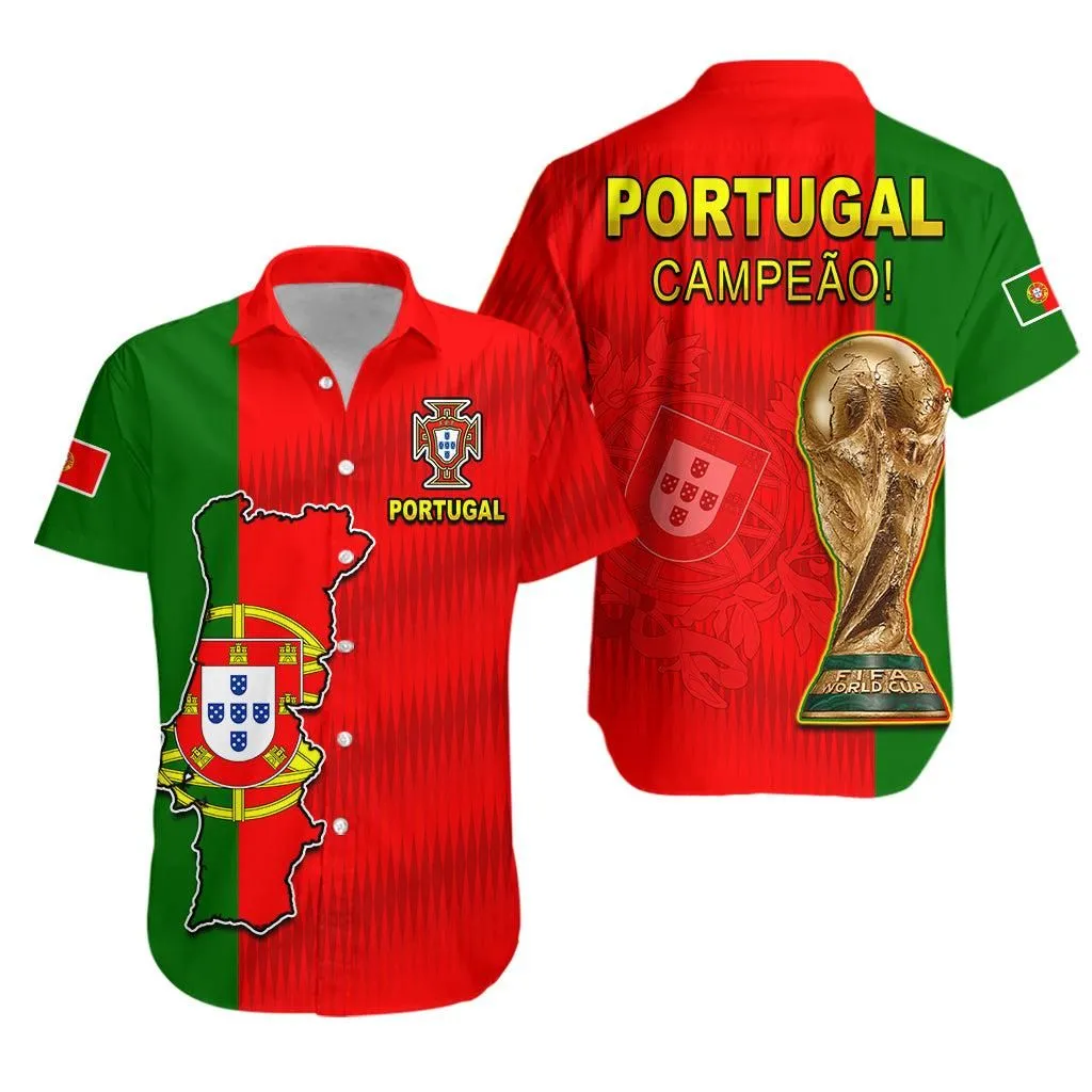 Portugal Football 2022 Hawaiian Shirt Style Flag Portuguese Champions Lt13_0
