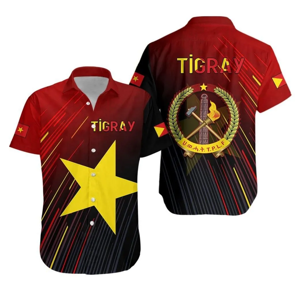 Proud Tigray Hawaiian Shirt African Pattern Lt13_1