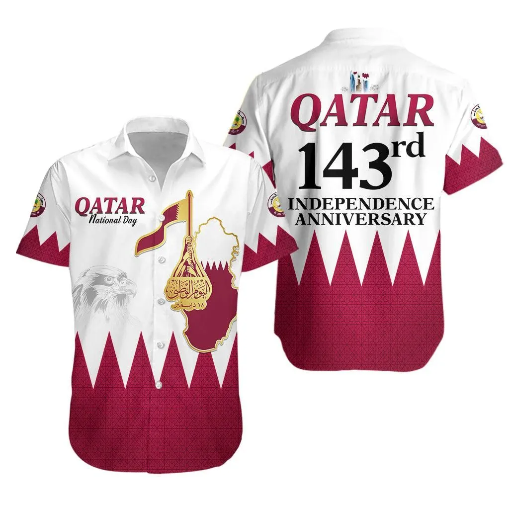Qatar Hawaiian Shirt Happy National Day Style Flag Lt13_0