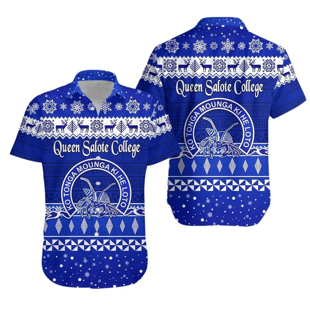 Queen Salote College Christmas Hawaiian Shirt Simple Style Lt8_1