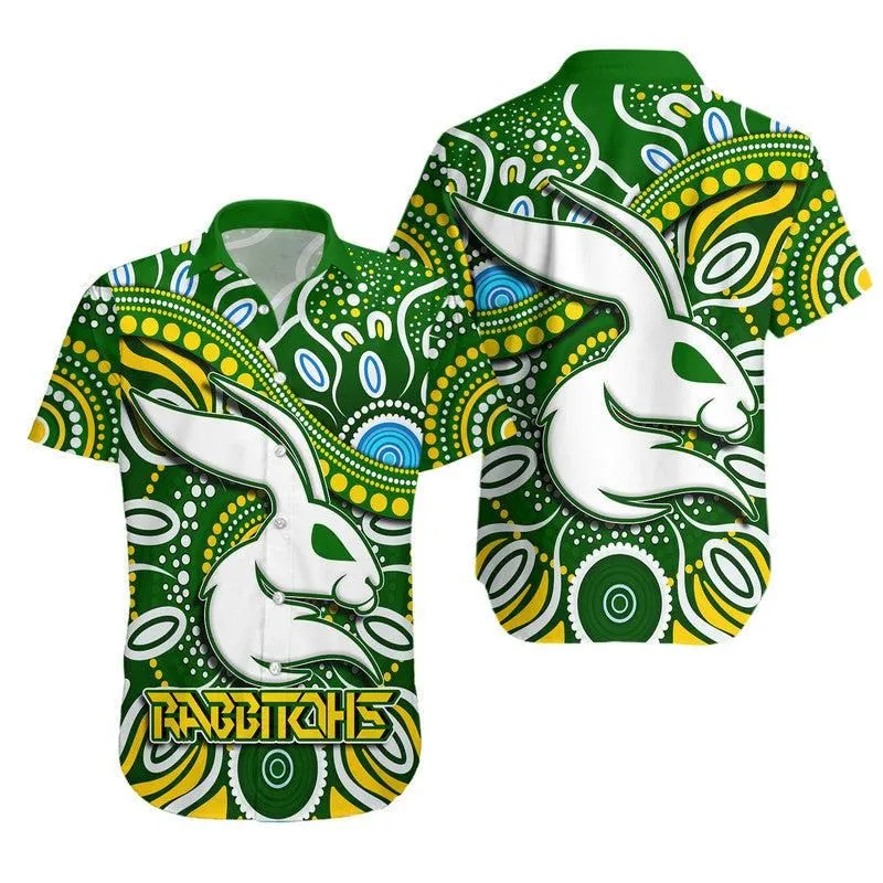 Rabbitohs Hawaiian Shirt Rabbitohs Aboriginal Dreamtime Style Lt9_0