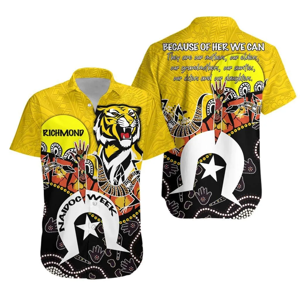 Richmond Naidoc Week Hawaiian Shirt Indigenous Tigers Lt4_0