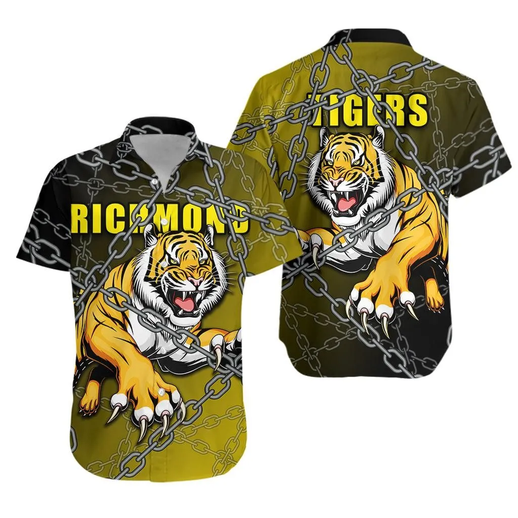 Richmond Tigers Dont Chain Me Hawaiian Shirt   Lt20_0