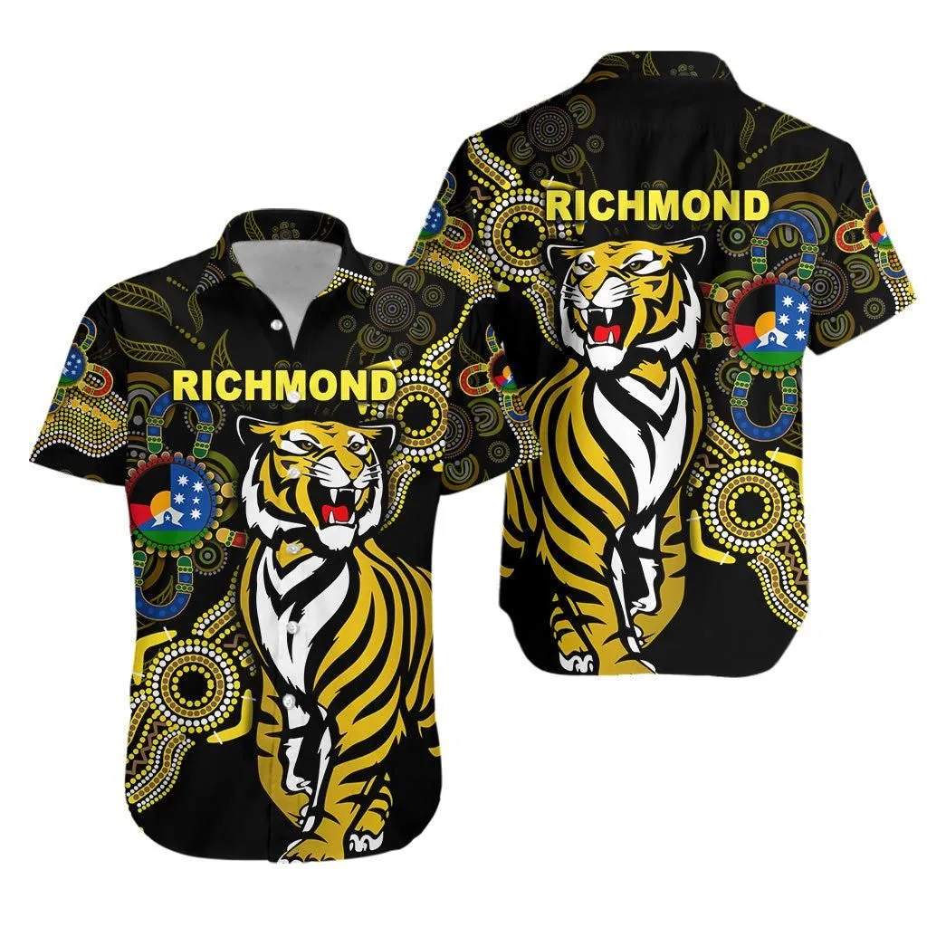 Richmond Tigers Hawaiian Shirt Naidoc Heal Country! Heal Our Nation   Indigenous Vibes Lt8_1