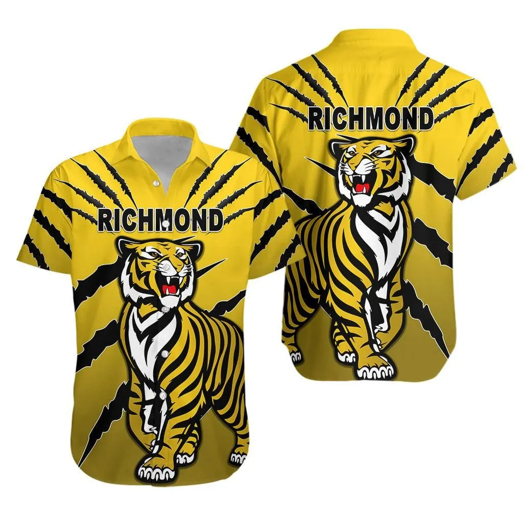 Richmond Tigers Hawaiian Shirt Original Version   Yellow Lt8_1
